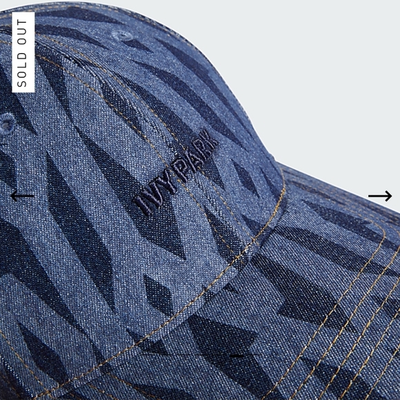 Ivy Park Rodeo collection dark denim Baseball Cap - Picture 3 of 6
